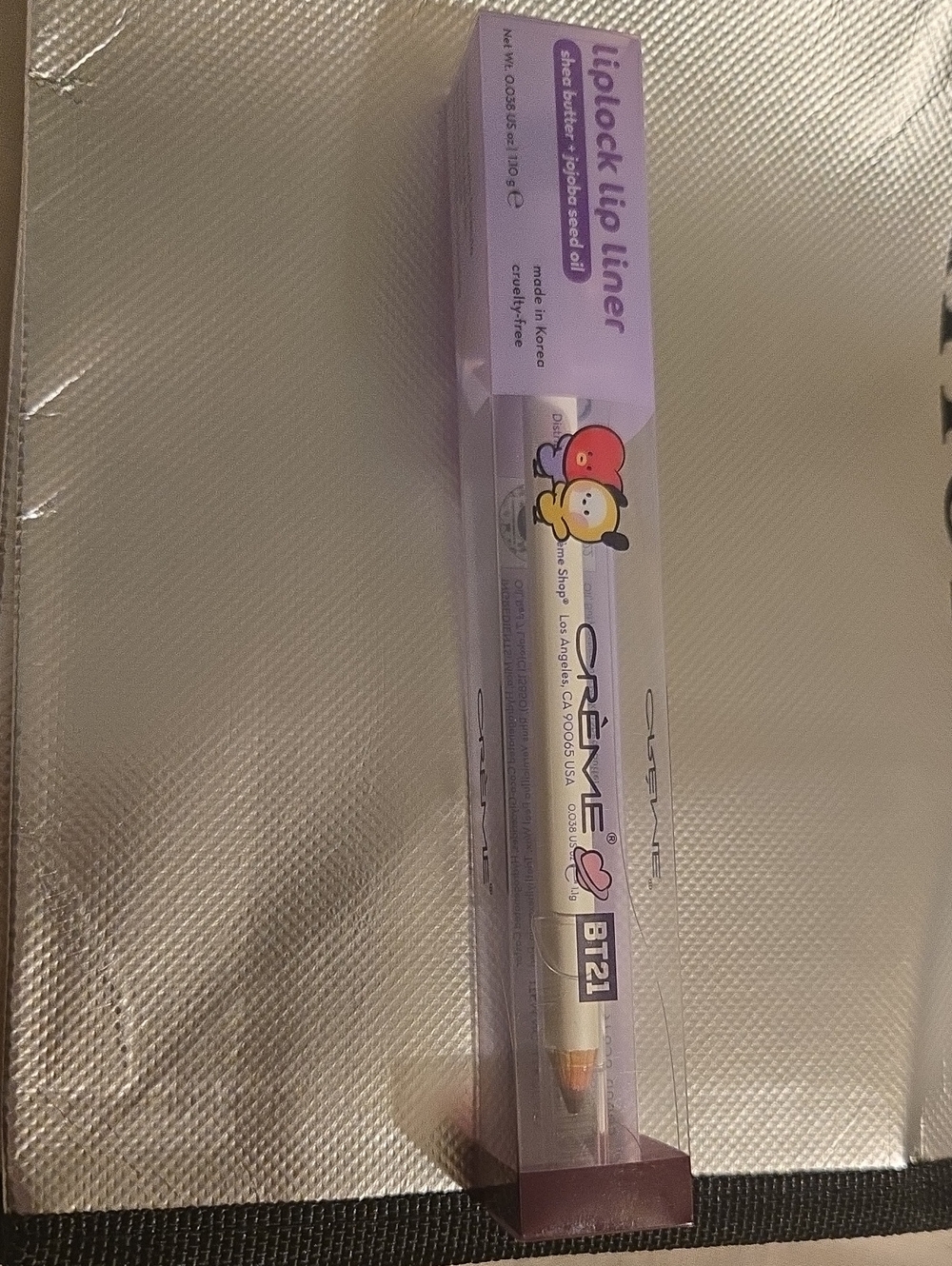 BT21 Liplock Lip Liner - Lavender